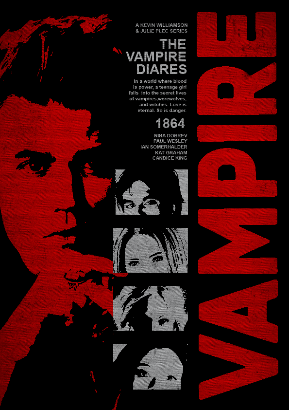 The Vampire Diares – Pôster Alternativo - Mel Sande