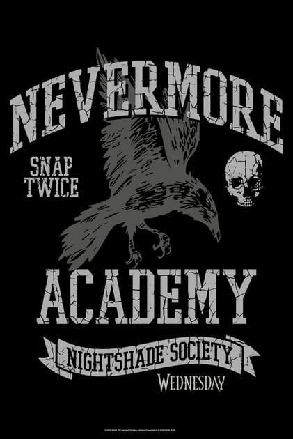Wednesday Nevermore Academy Nightshade Society Poster | Hot Topic