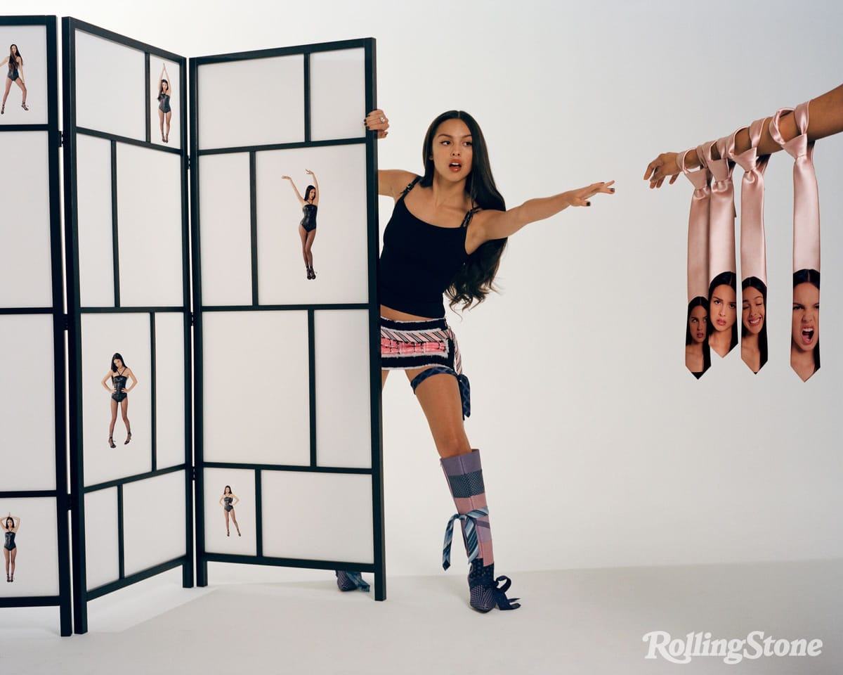 Olivia Rodrigo in Gucci by Tom Ford for Rolling Stone