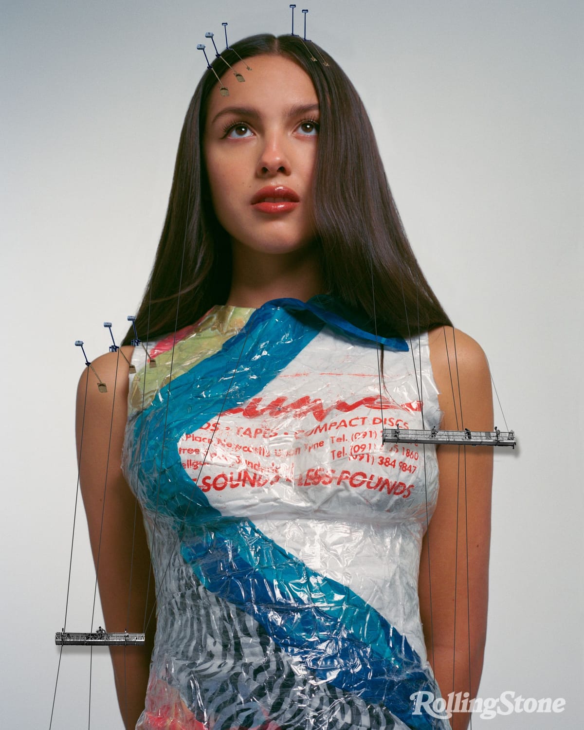 Olivia Rodrigo in Marine Serre for Rolling Stone