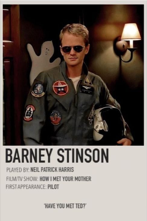 Barney Stinson Polaroid Poster
