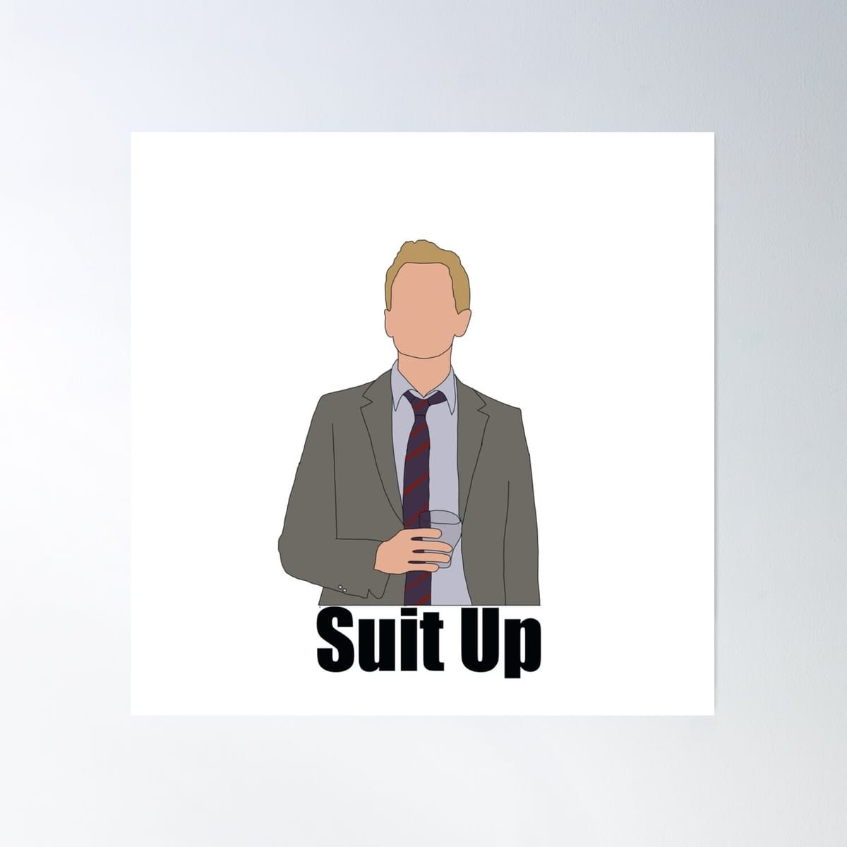 Barney Stinson Suit Up Poster