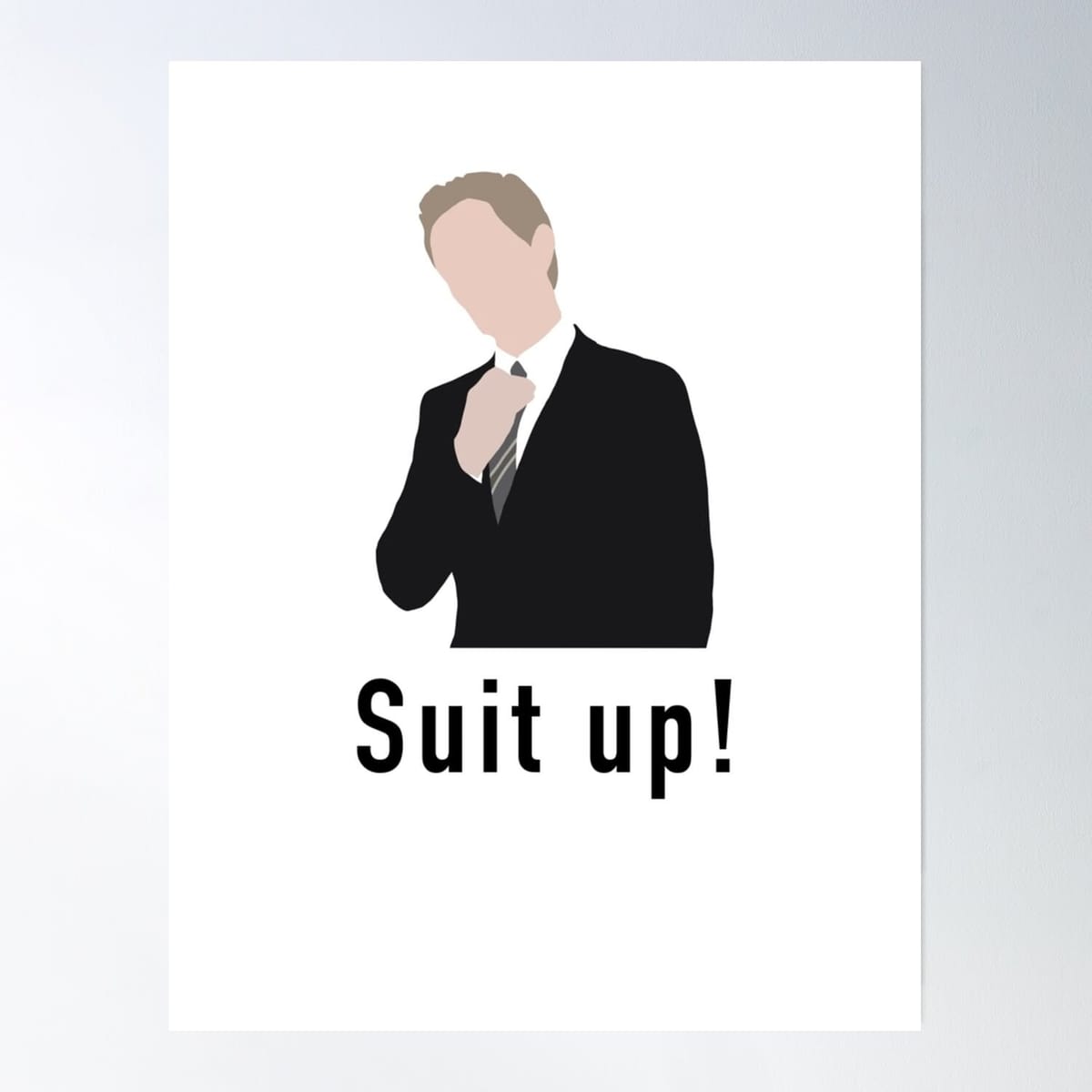 Himym Barney Stinson Suit Up Poster