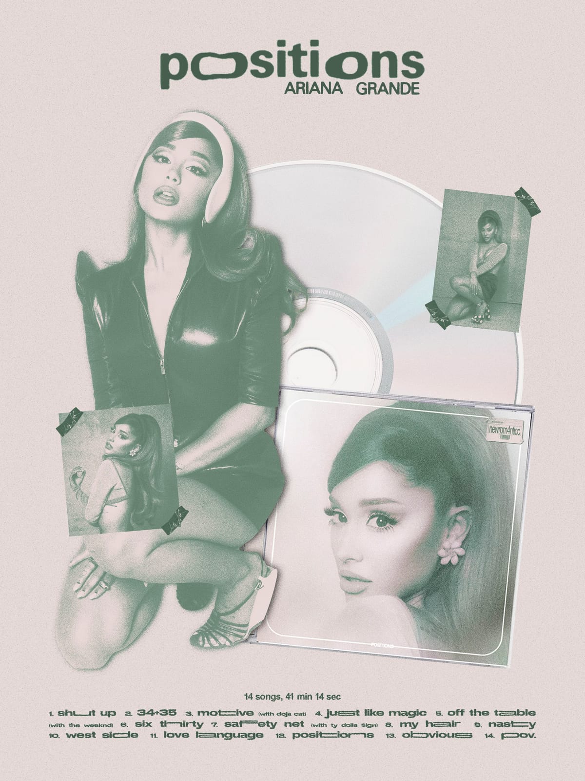 Ariana Grande - "Positions" Poster