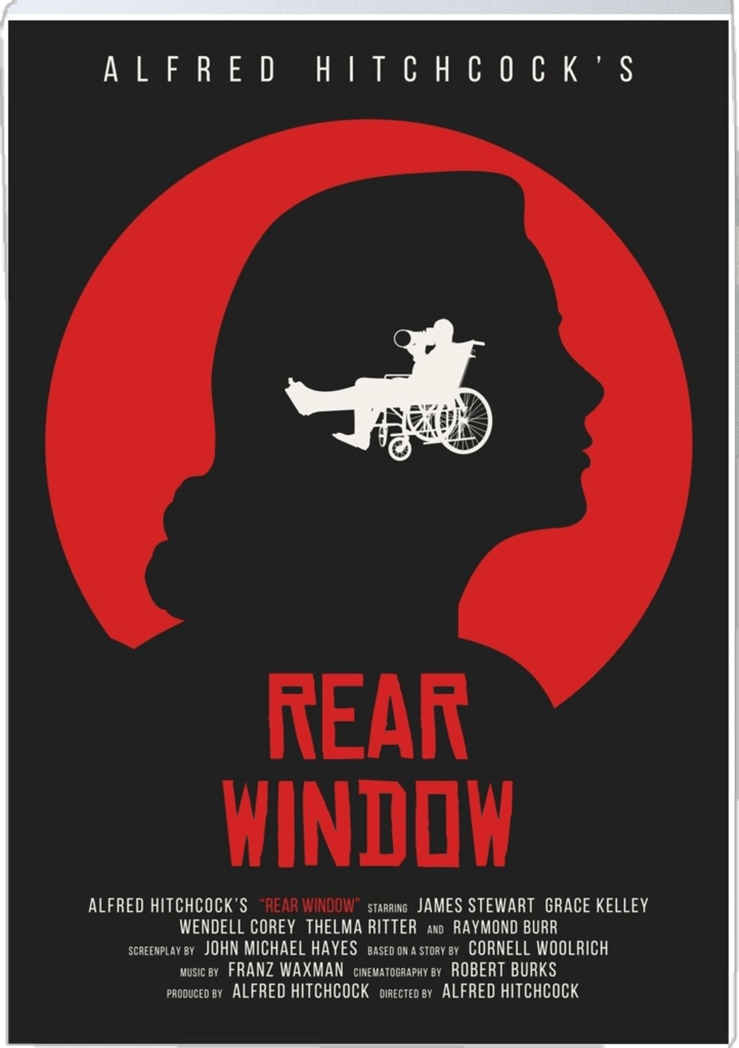 Alfred Hitchcock Rear Window Poster