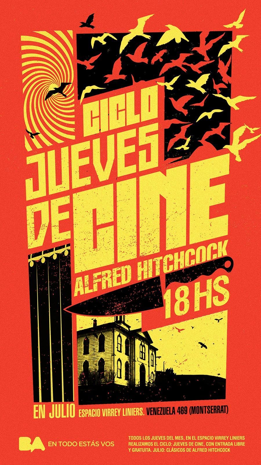 Ciclo Jueves de cine - Clásicos de Alfred Hitchcock.