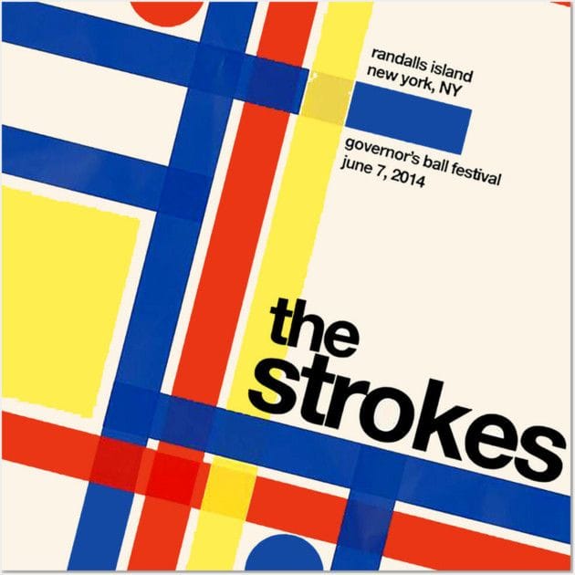 The Strokes Album Red Rocks Poster
