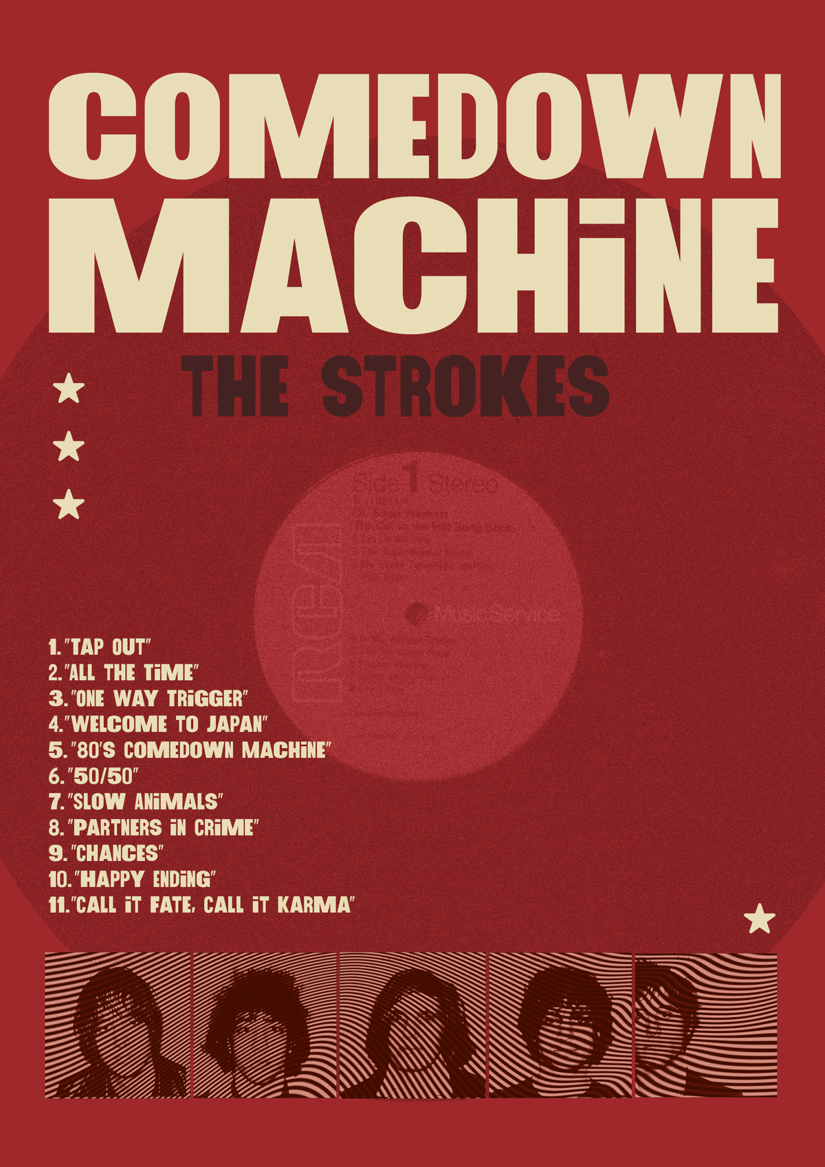 Pôster The Strokes Comedown Machine