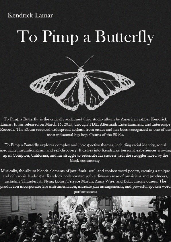 To Pimp A Butterfly poster