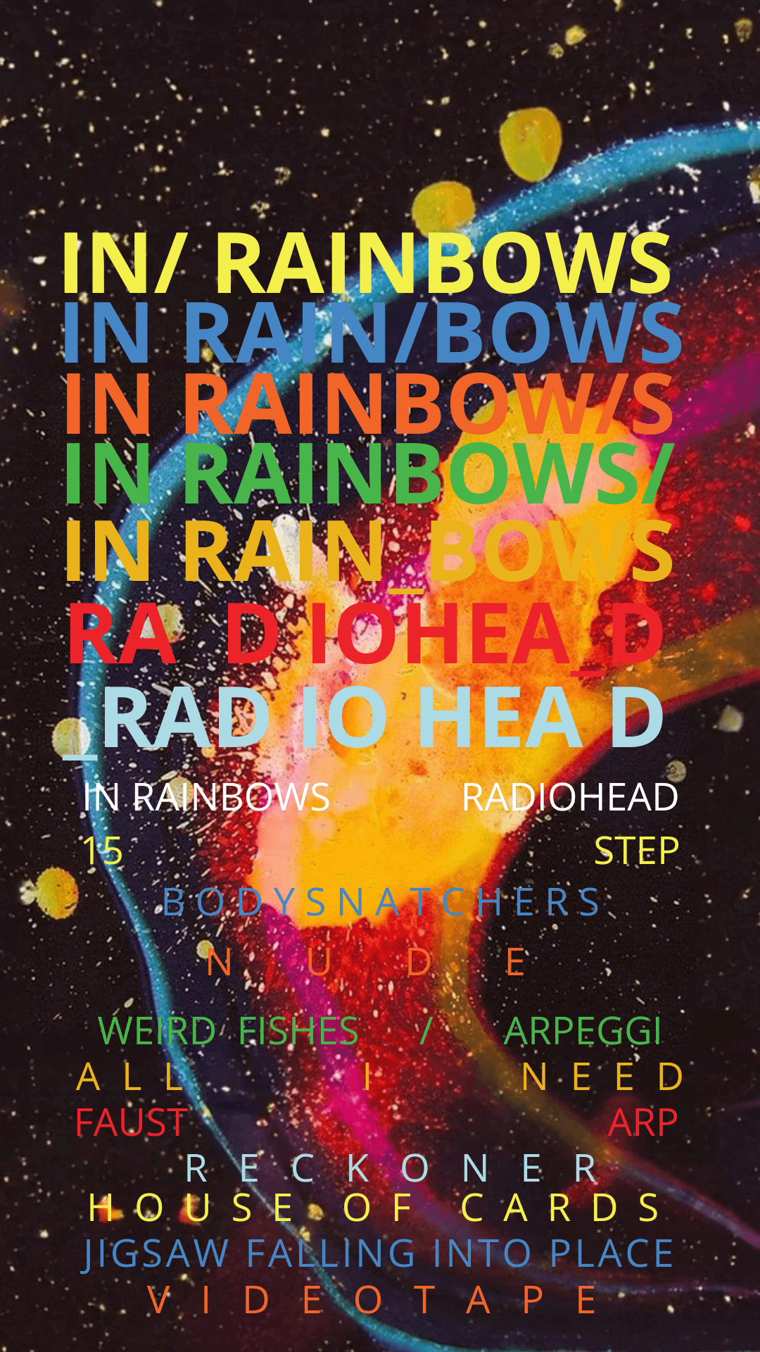 Radiohead in rainbows wallpaper