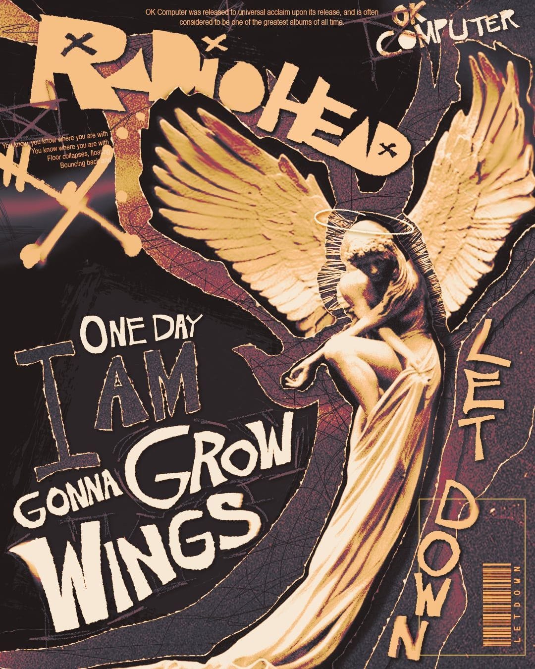 RADIOHEAD - LET DOWN / POSTER DESIGN