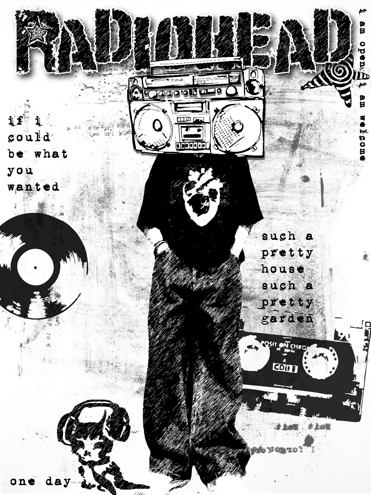 radiohead poster design