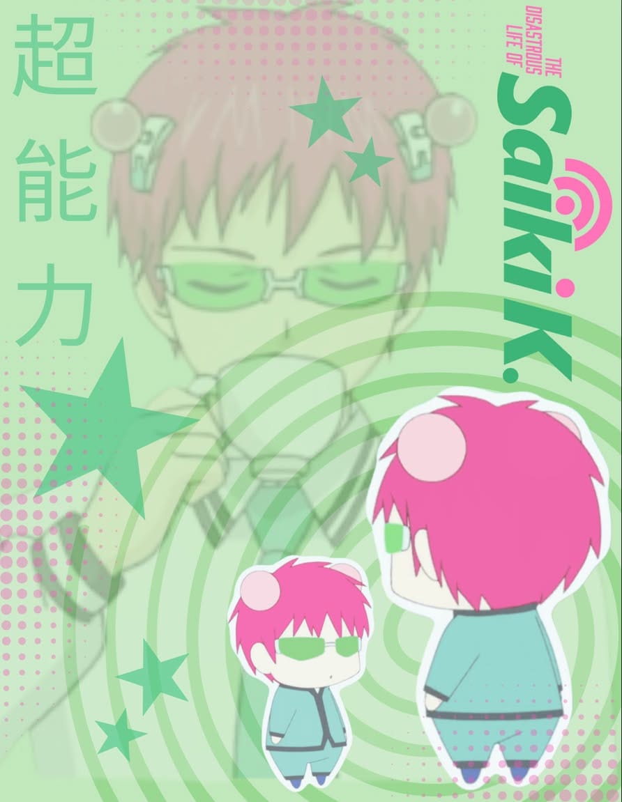 saiki k poster heh🛸💕