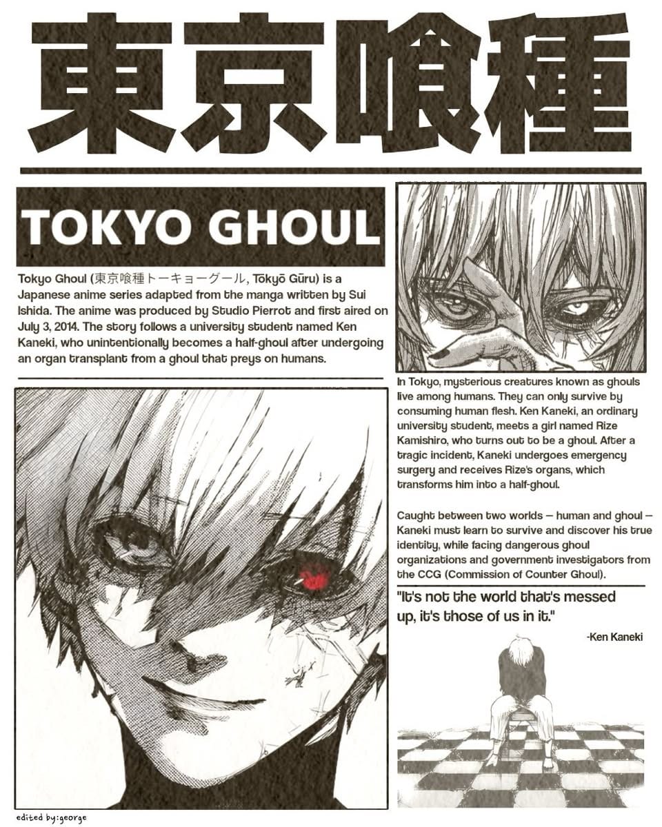 Kaneki poster