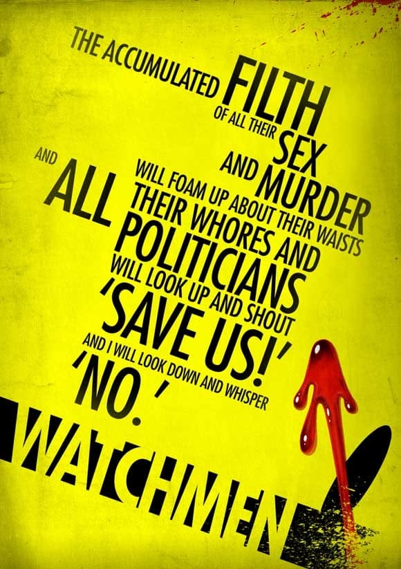 Watchmen 11 x 17 Poster - Style AN - Regular Poster Paper