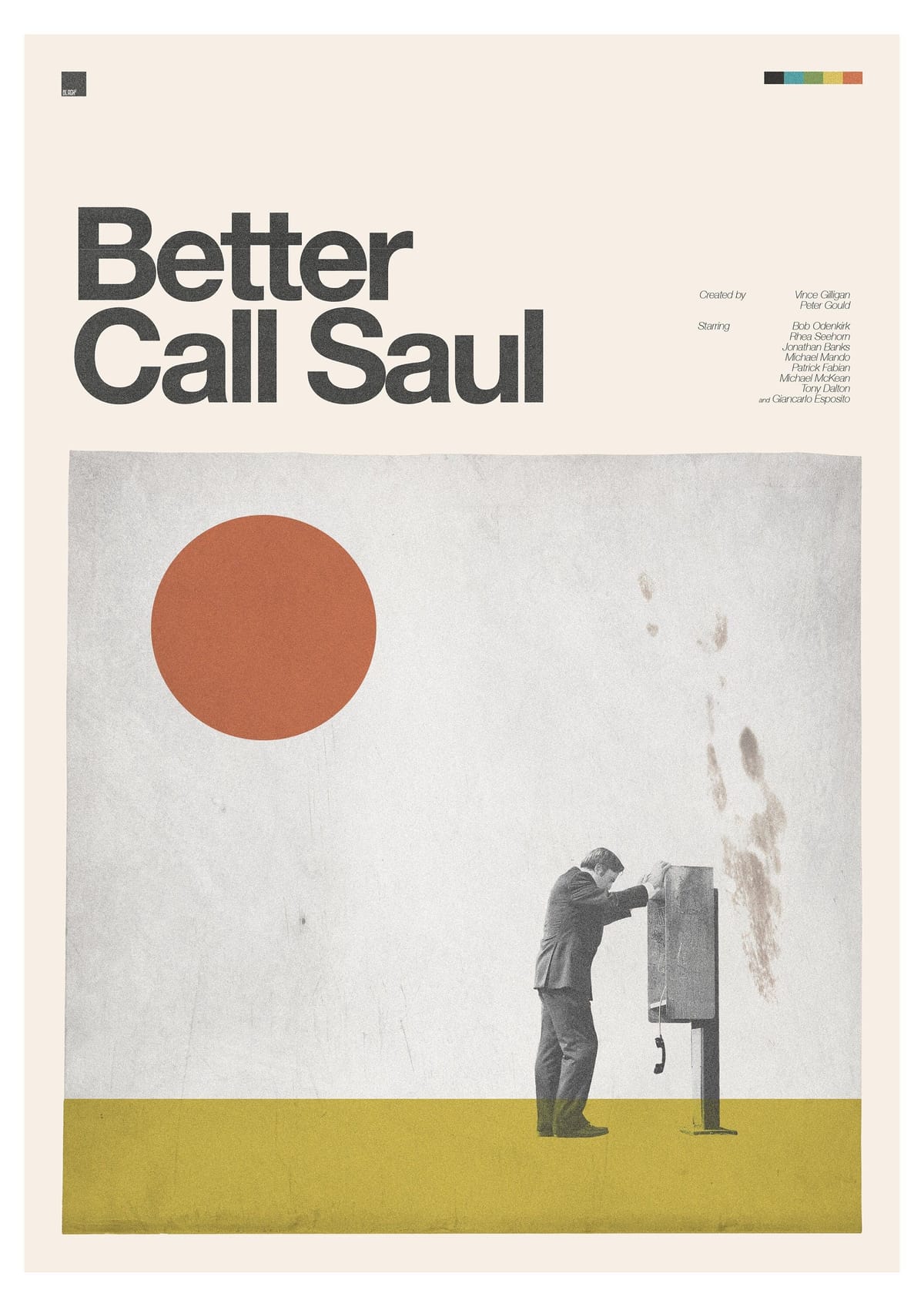 BETTER CALL SAUL inspired poster, Bob Odenkirk, Giancarlo Esposito