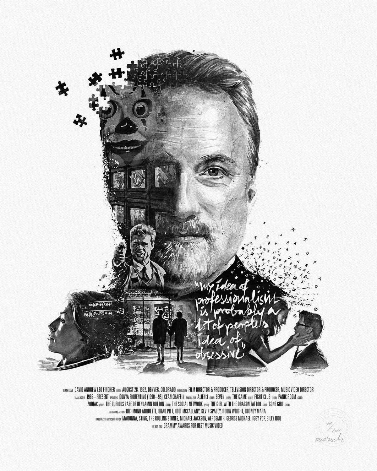 David Fincher poster