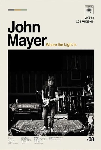John Mayer poster