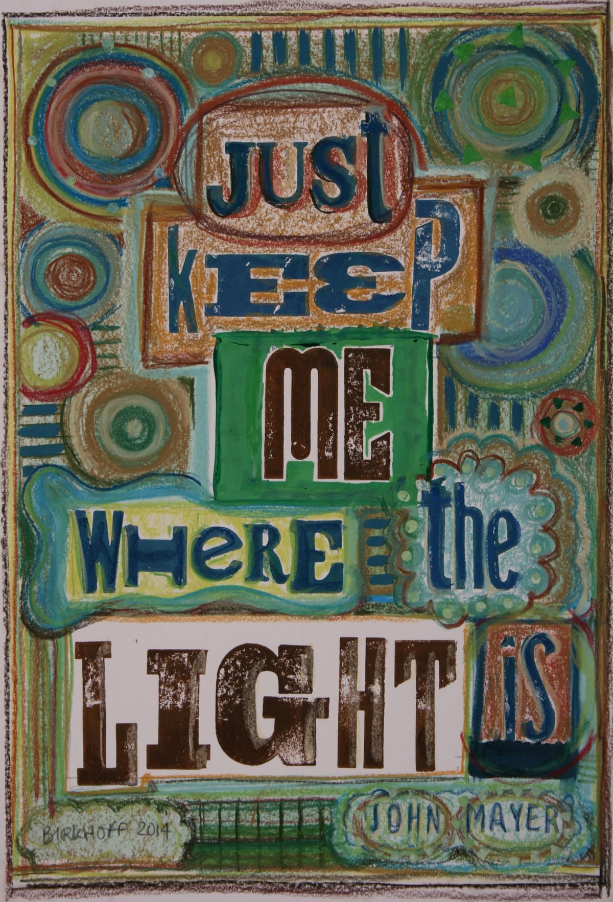 John Mayer poster