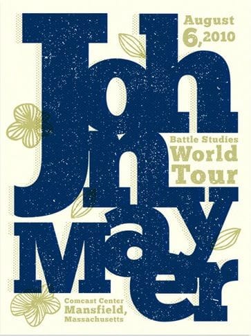 John Mayer poster