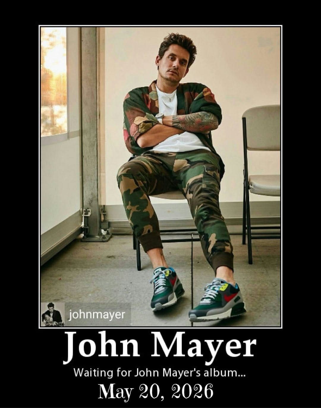 John Mayer poster