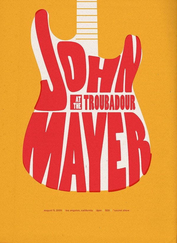 John Mayer poster