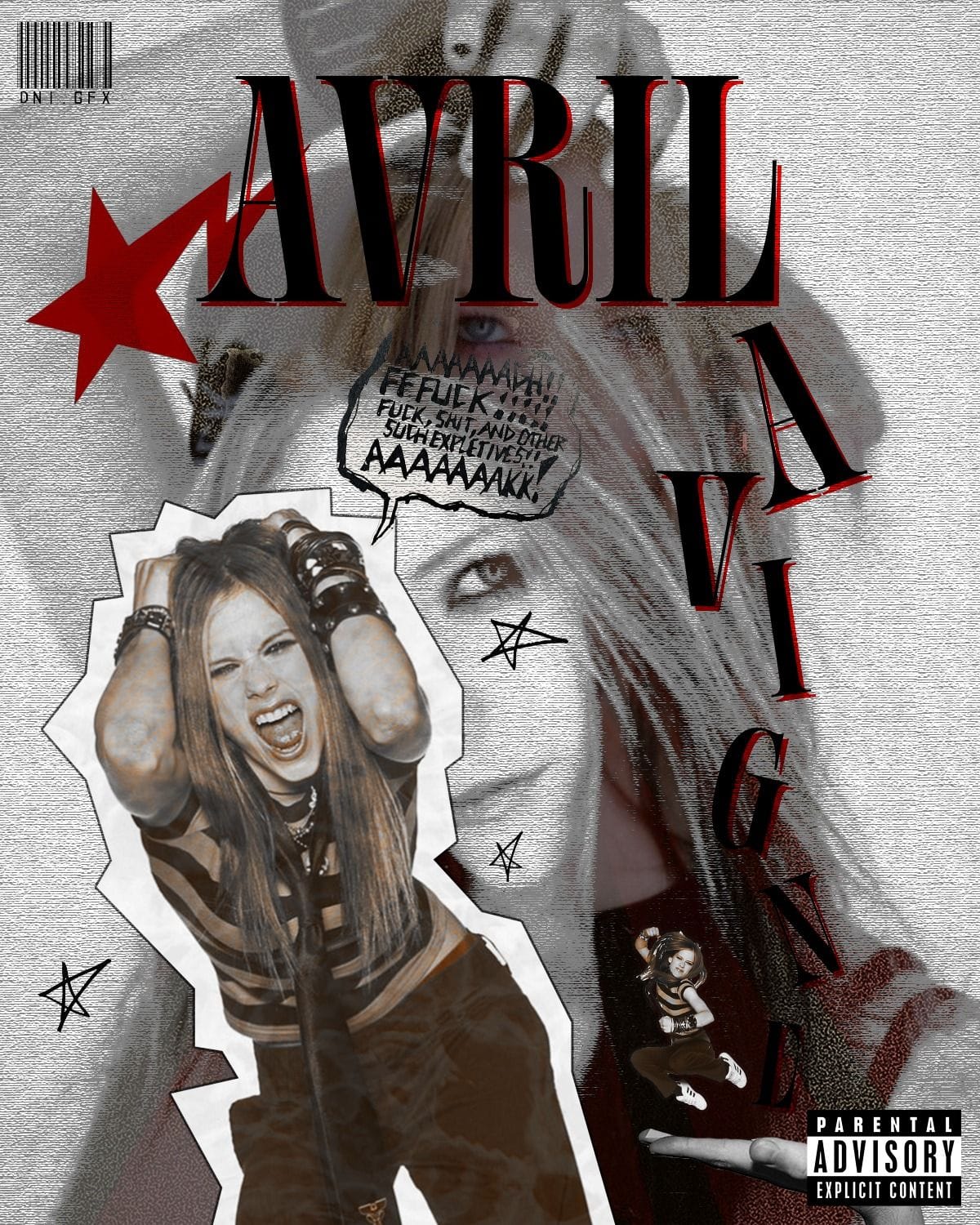 avril lavigne graphic design poster