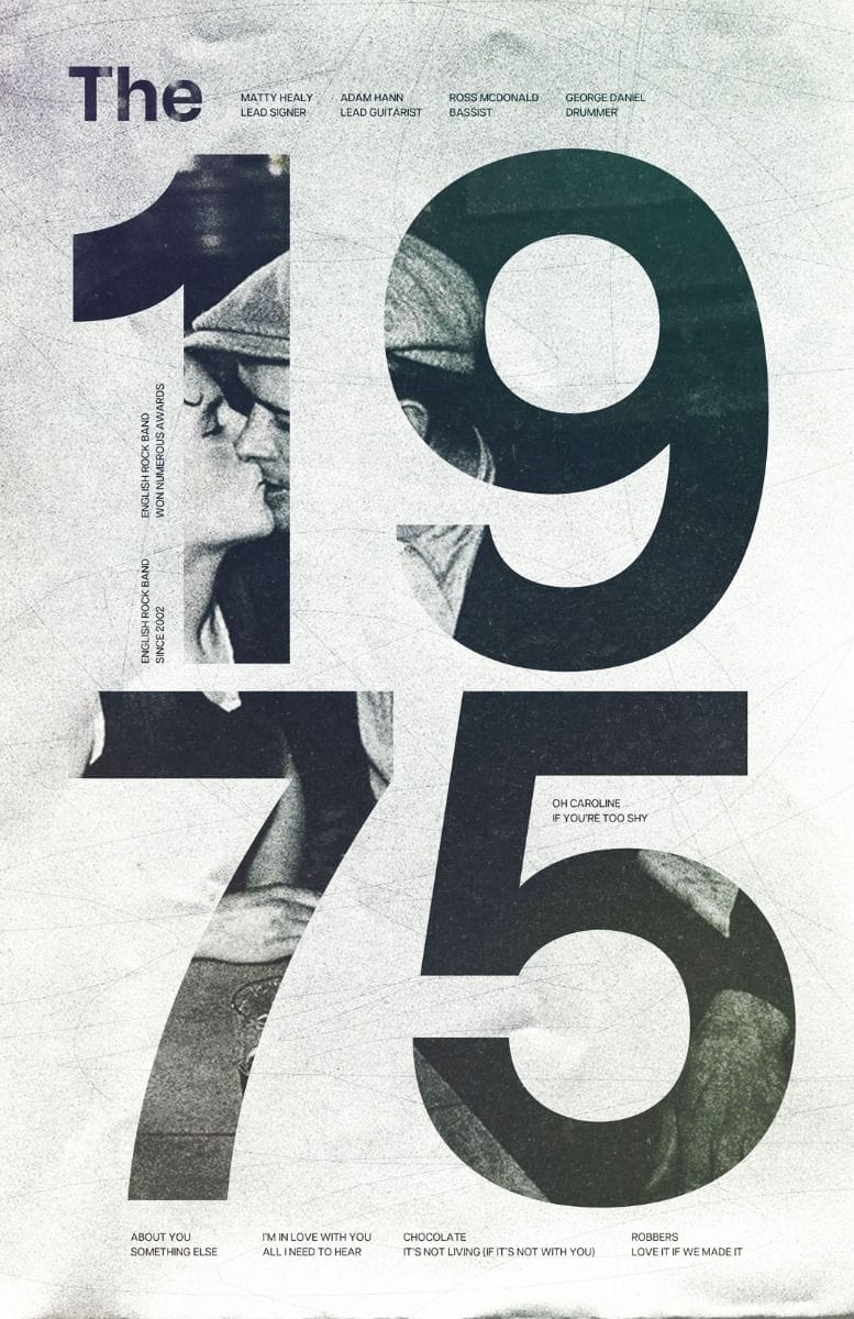 THE 1975 - Band poster