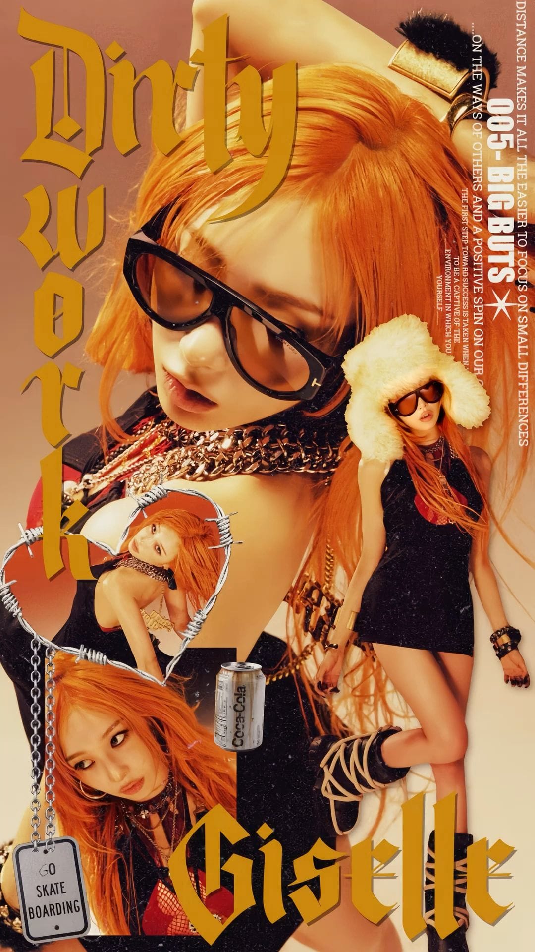 Giselle aespa Dirty Work poster