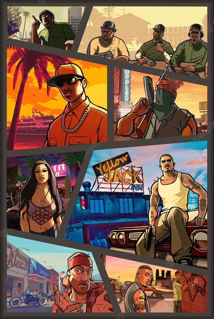 GTA Game Poster