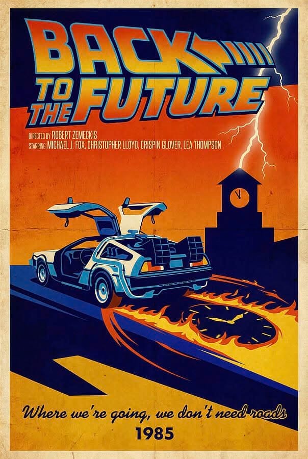 Retro Film Poster Art • Classic 80s Movies with Quick Style