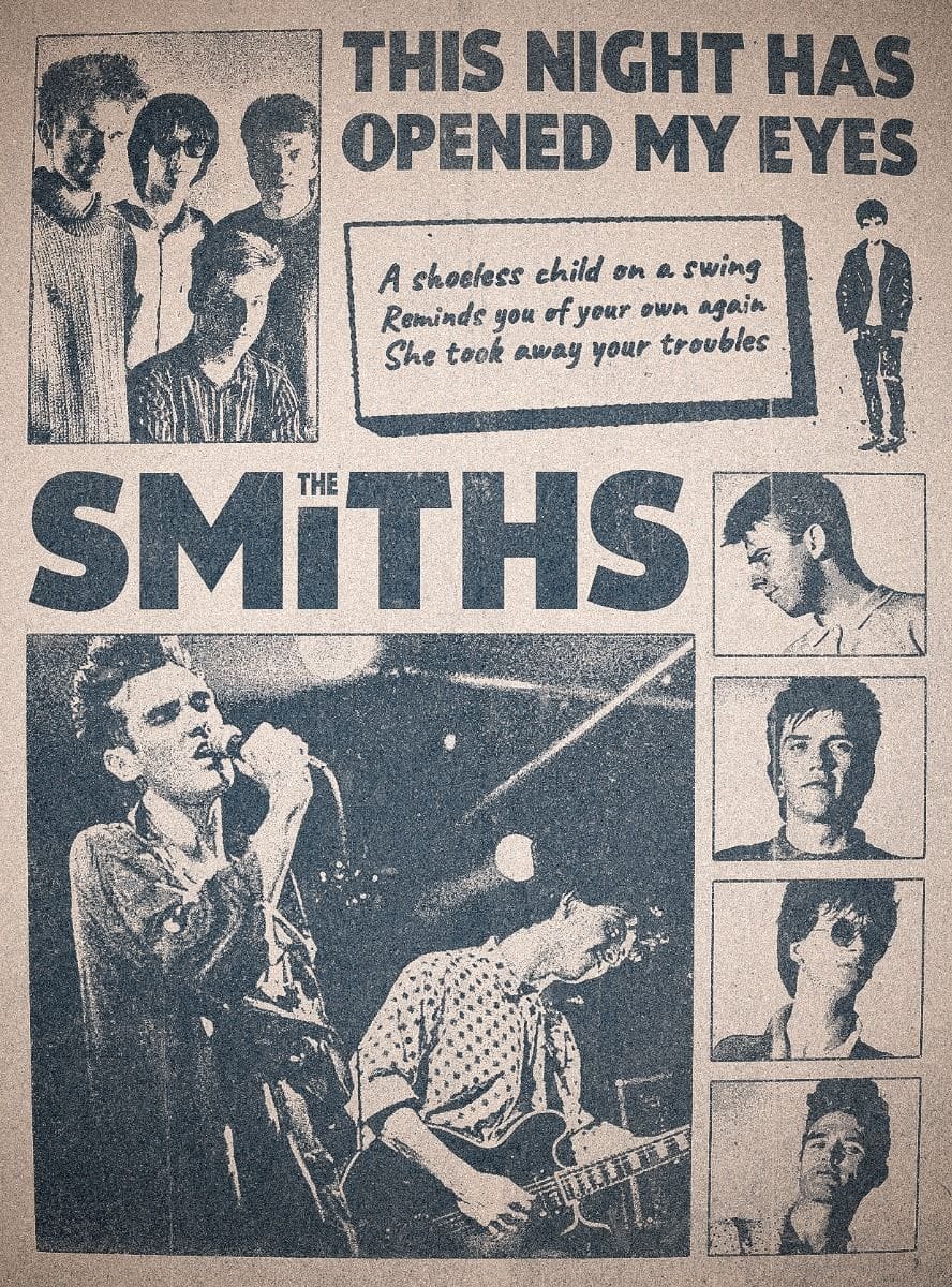 The Smiths Band Retro Vintage Poster - Retro Design