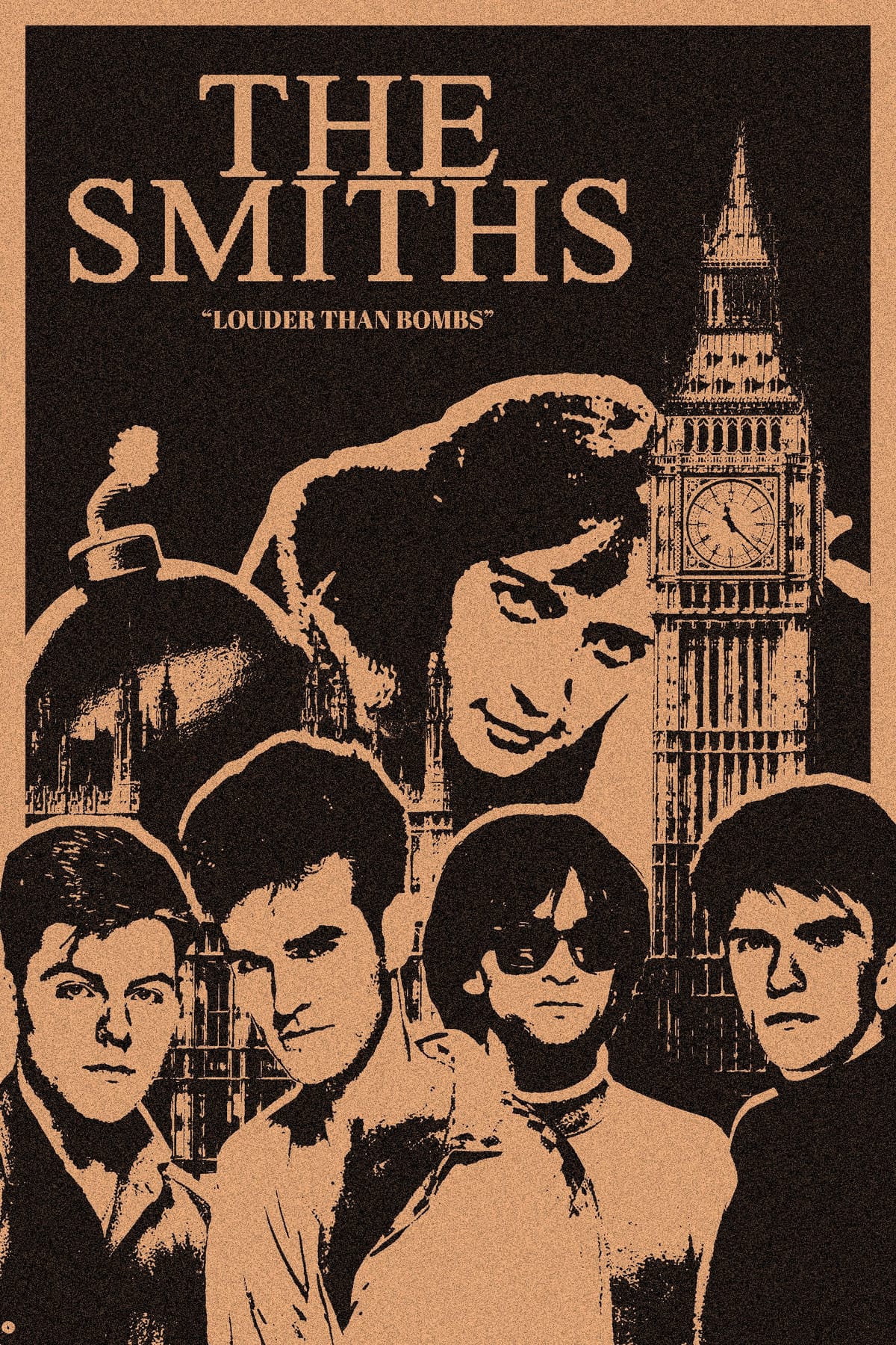 The Smiths "Louder Than Bombs" poster