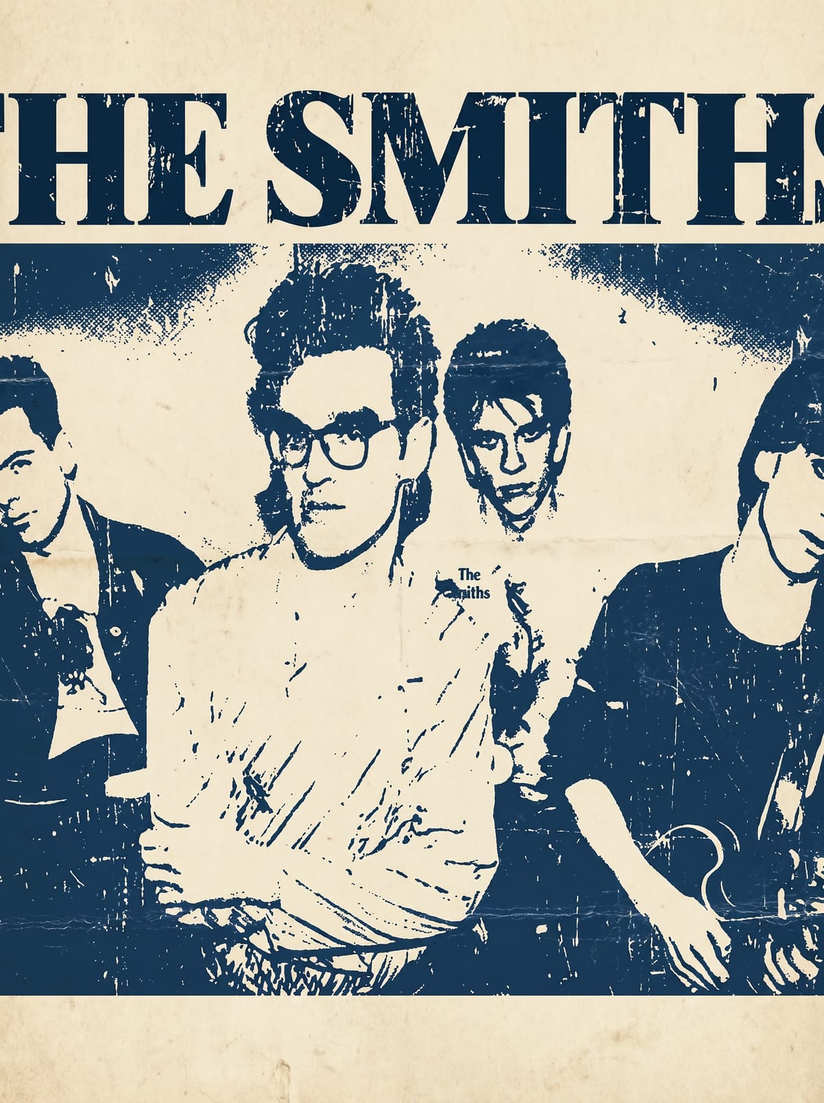 The Smiths - Blue Vintage Color Poster