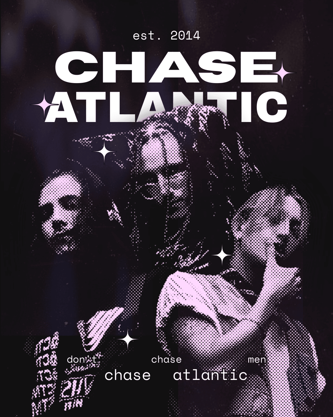 🐈‍⬛ . chase atlantic poster ₍^. .^₎⟆