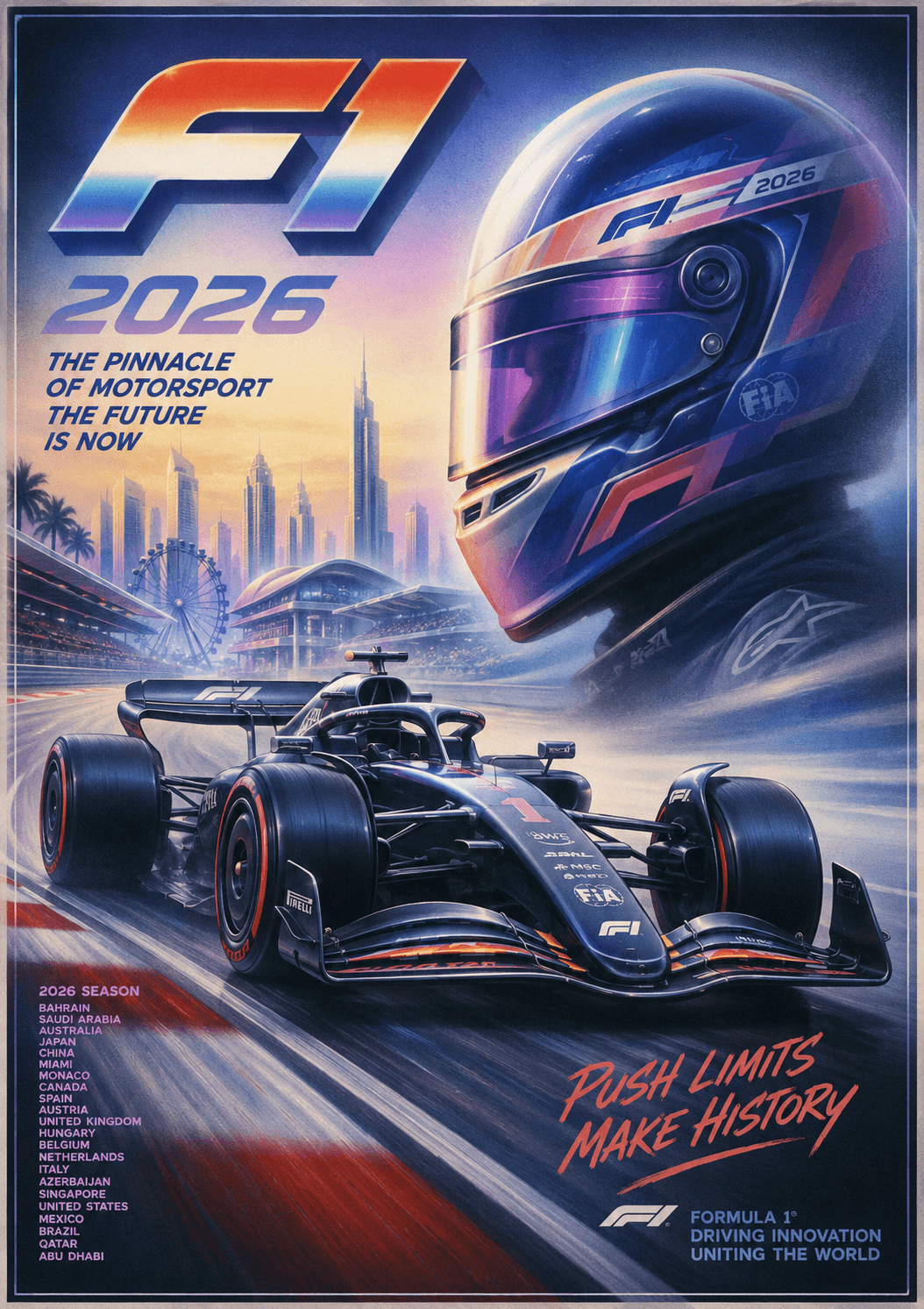 Formula 1 poster