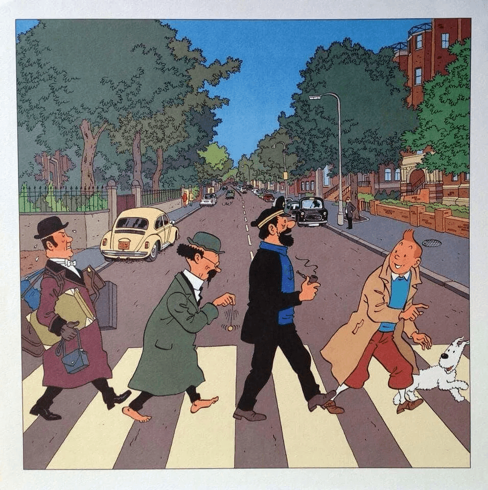 abbey road - TINTINOMANIA