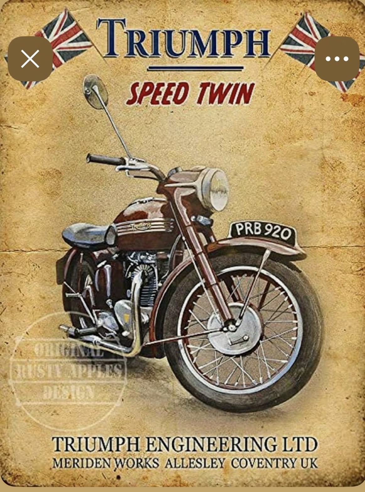 Triumph poster