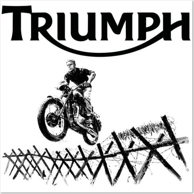 Steve Mcqueen's Favorite Motorcycle Poster