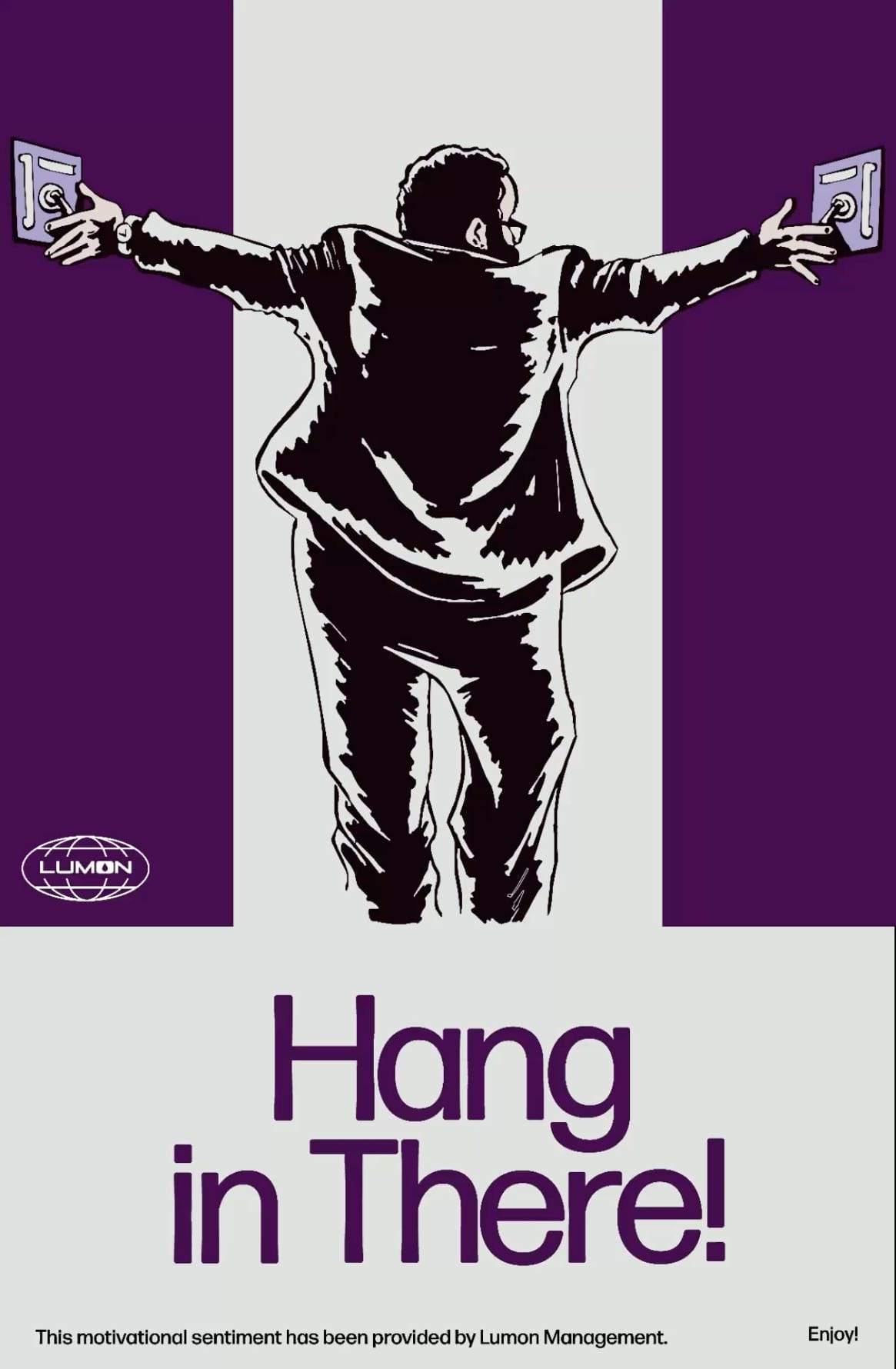 Hang in there Severance Poster