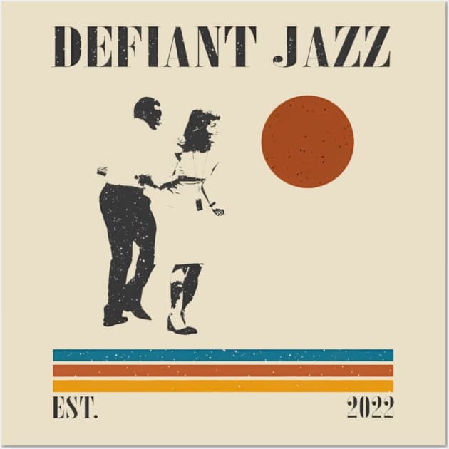 Defiant Jazz, Retro, Severance Tv Series,vintage Poster