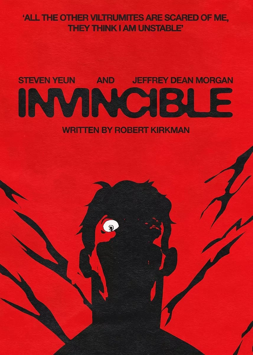 'Invincible Comic Book Poster' Poster, picture, metal print, paint by WallsByHaris | Displate