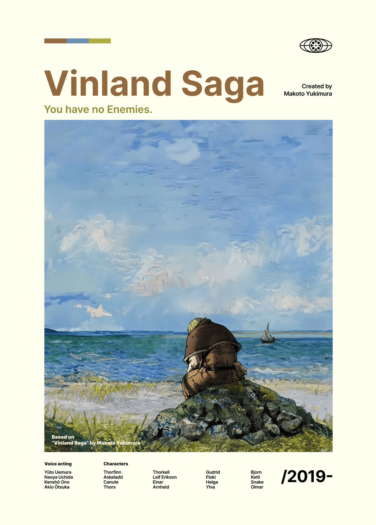 Vinland Saga Minimalist Anime Poster