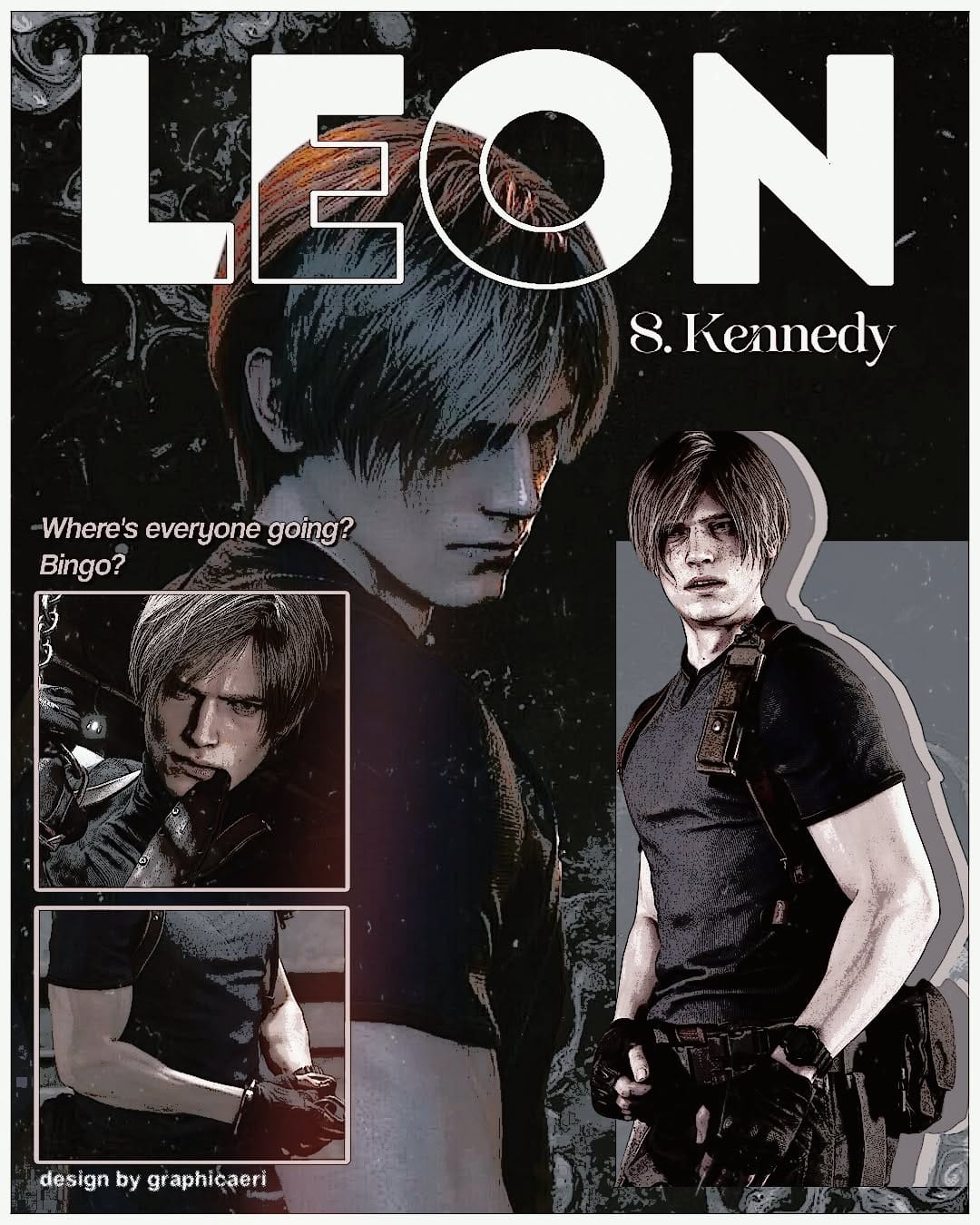 Leon S. Kennedy Graphic Design