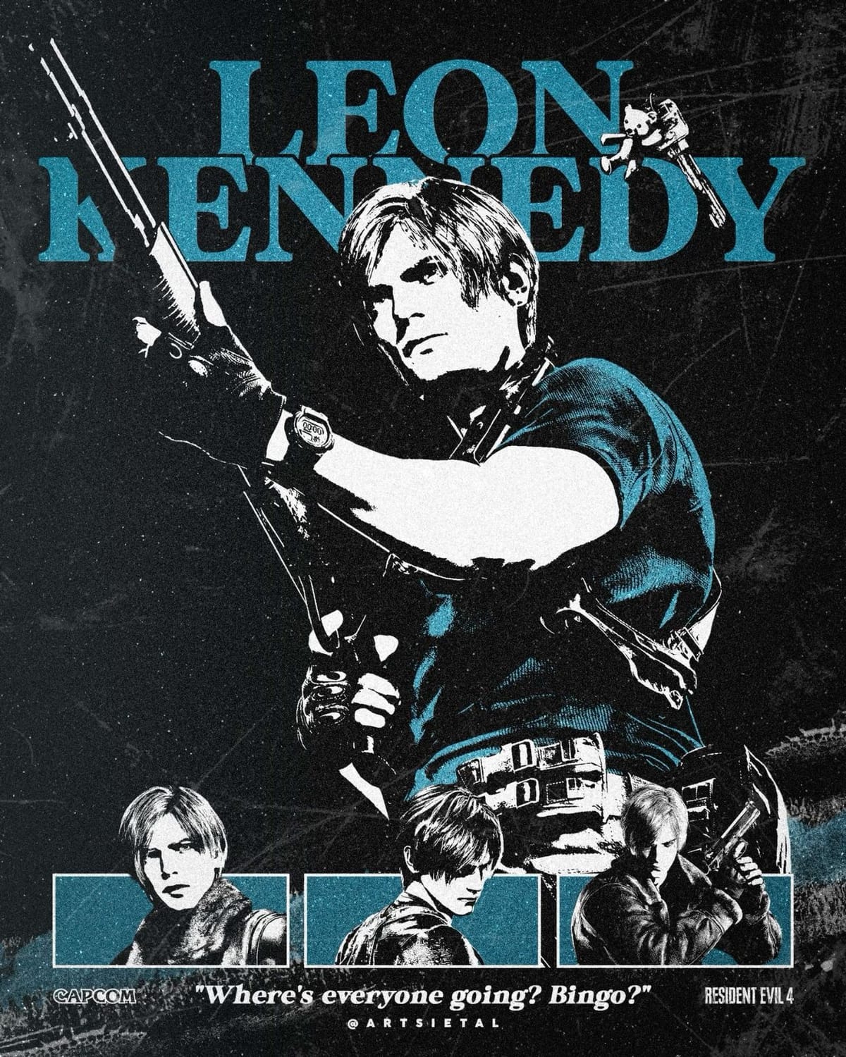Leon kennedy poster