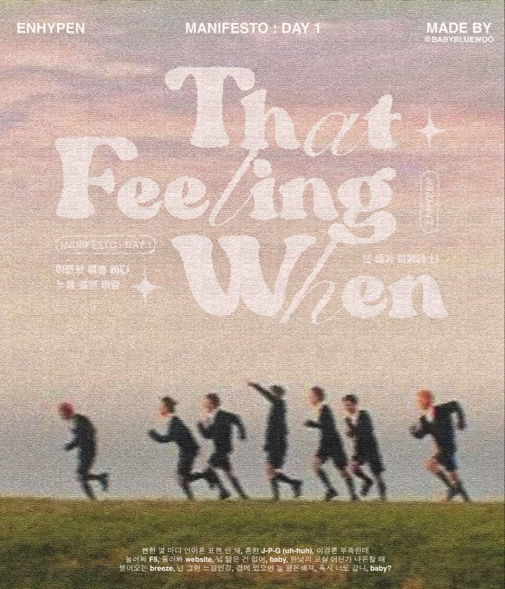 Enhypen - TFW poster ♡︎