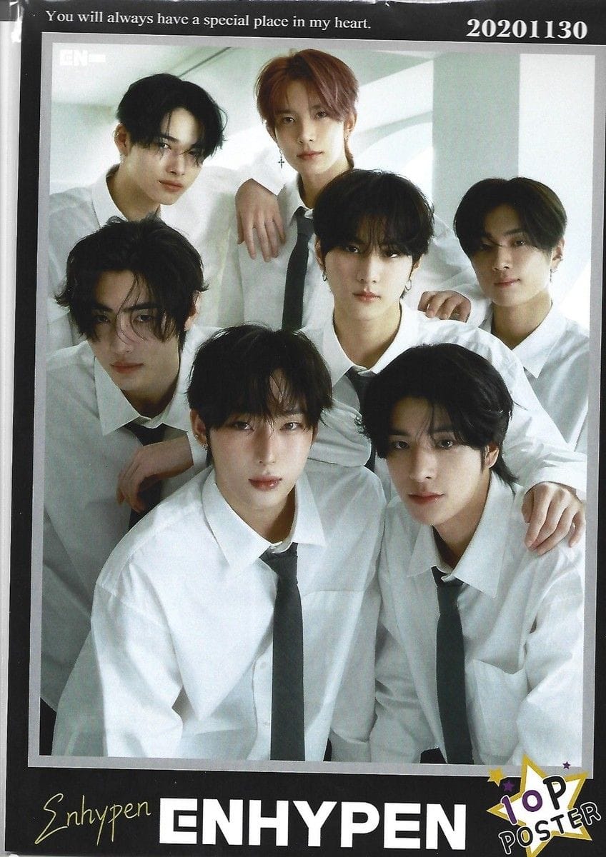 ENHYPEN Photo Poster [10P Pack] (A4 Size) K-POP 2026.01 | eBay