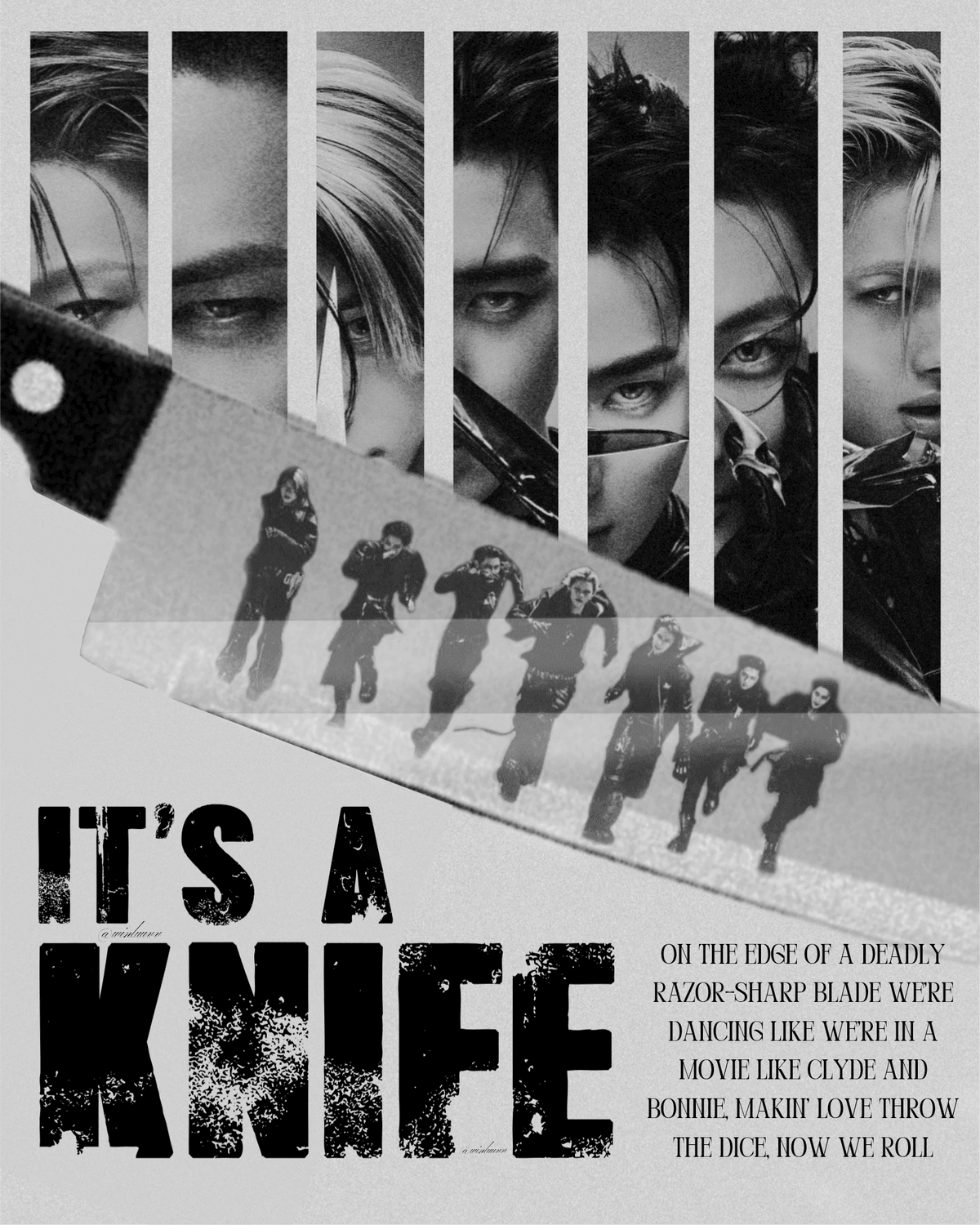 ENHYPEN          "KNIFE" Printable Poster DO NOT STEAL OR REPOST