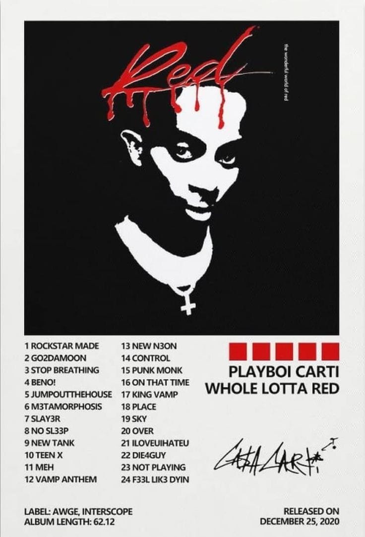 Whole Lotta Red poster