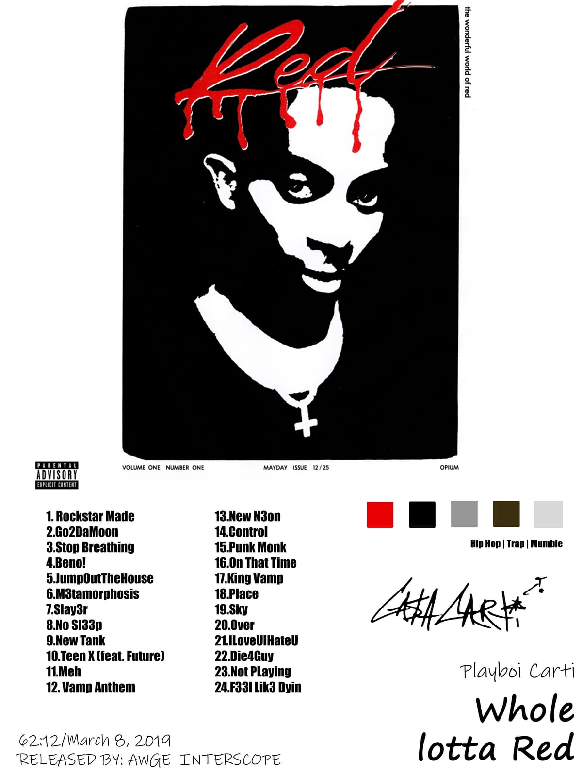 Whole Lotta Red Playboi Carti Album Design